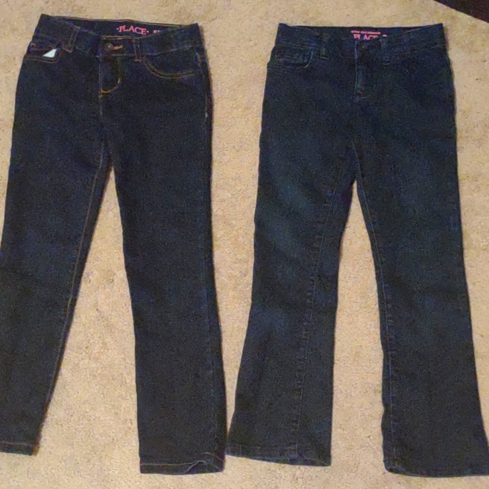 💚3/$20💚*Price Drop! 2 pairs Children's Place girls Jeans bundle